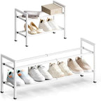 Bumusty 2 Tier Expandable Shoe Rack by BUMUSTY