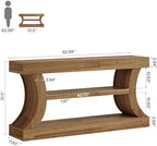 Tribesigns 63-Inch Farmhouse Entryway Console Table - Image 2