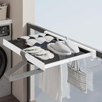 LETINE Wall Mounted Drying Rack: Retractable Indoor Clothes Drying Rack – - Image 6