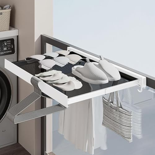 LETINE Wall Mounted Drying Rack: Retractable Indoor Clothes Drying Rack – - Image 6