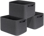 MINTWOOD Design 3-Pack Decorative Woven Storage Baskets by MINTWOODDesign