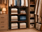 Honkazita 3-Pack Stackable Wire Closet Organizers - Image 2