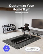 AIRHOP 0.56in Thick 24 Sq Ft Exercise Equipment Mats, 6 Tiles Upgraded Rubber - Image 4