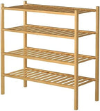 ROMGUAR CRAFT 4 Tier Bamboo Shoe Rack - Image 7