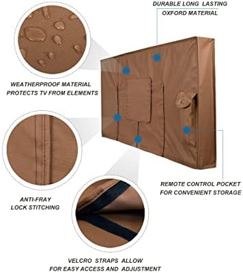 iBirdie Outdoor TV Cover 52 to 55 inch Weatherproof and Waterproof - Image 3