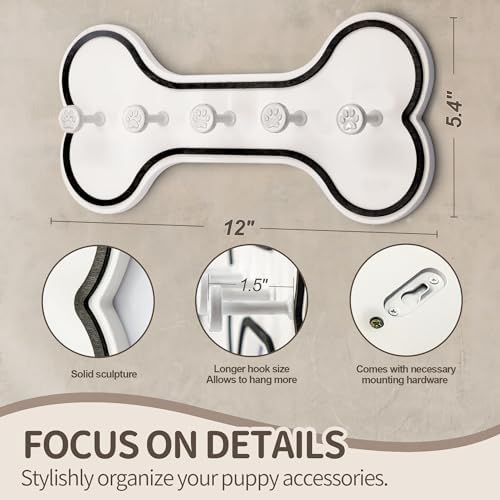 MTERSN Dog Leash Holder for Wall - Image 5