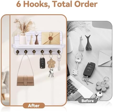 Key Holder for Wall, Mail Organizer Wall Mount - Image 3