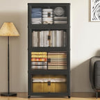 SAILUN 260Qt Stackable Storage Bins, Storage Cabinet - Image 4
