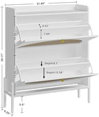 IRONCK Rattan Shoe Cabinet Storage - Image 3