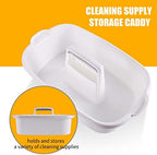 2-Pack Large White Cleaning Caddy - Image 3