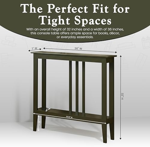 Kings Brand Narrow Console Table - Image 2