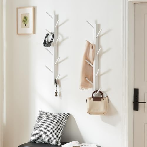TIOPGHAD 2-Pack Vertical Wall Mount Coat Rack by TIOPGHAD