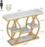 Tribesigns 39.4" Console Table, Sofa Table, Accent Tables - Image 2