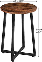 HOOBRO Side Table, Round End Accent Table - Image 3