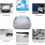 MORNYRAY Waterproof Car Cover All Weather Snowproof UV Protection Windproof - Image 3