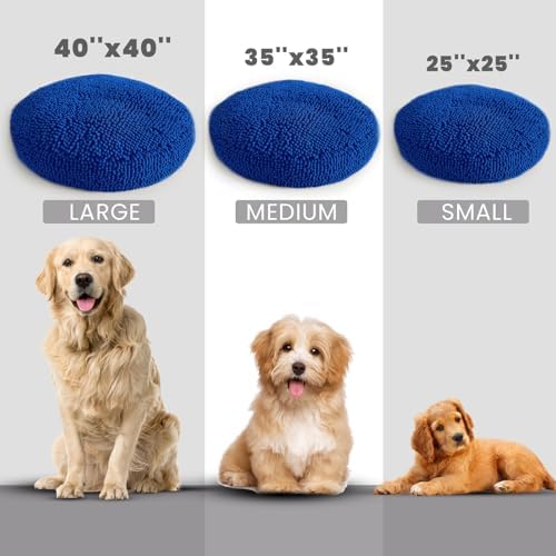 Muddy Mat®Cloud K-9 Bed for Dogs & Cats, Soft & Relaxing Donut Dog Bed - Image 3