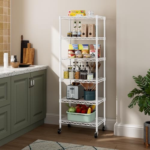 Golpart Small Shelves Storage Wire Metal Adjustable Shelf Unit - Image 2
