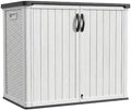 Patiowell 26 Cu.ft Plastic Outdoor Storage Cabinet, Lockable Waterproof by Patiowell