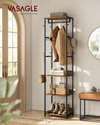 VASAGLE Freestanding Coat Rack, Hall Tree - Image 2