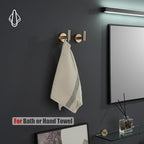 JQK Bathroom Towel Hook Champagne Bronze, Coat Robe Clothes Hook - Image 6