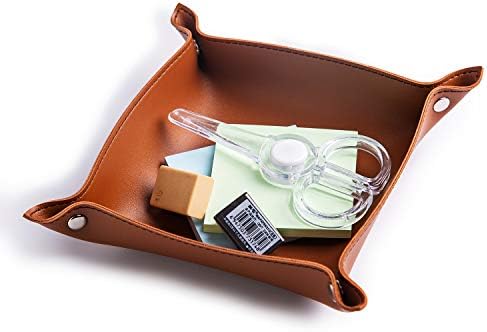 PU Leather Jewelry Valet Tray for Women and Man - Image 4