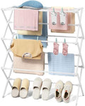 KINGBOARD 3-Tier Extendable Clothes Drying Rack, Small & Foldable by KINGBOARD
