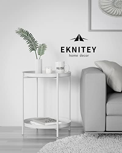 EKNITEY 2 Tier End Table - Image 5