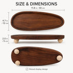 Wooden Entryway Catchall Tray for Keys, Watch & Small Essentials - Image 6