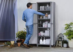 Keter Storage Cabinet with Doors and Shelves - Image 2