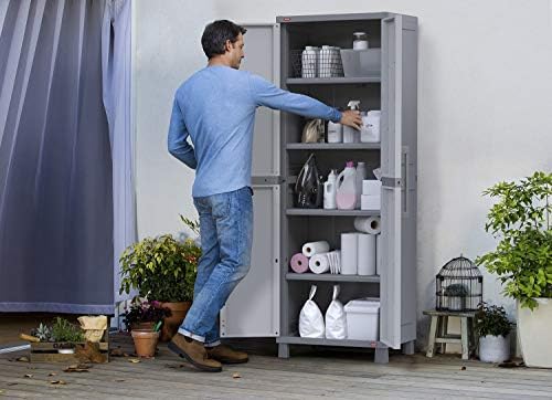 Keter Storage Cabinet with Doors and Shelves - Image 2