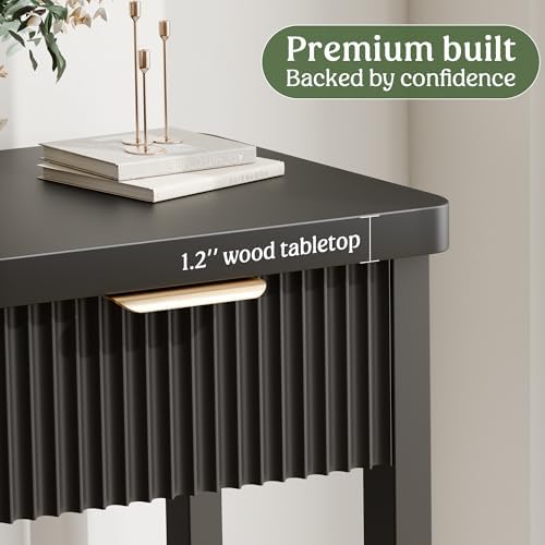 Lulive Fluted Console Table, 51 Inch Entryway Table - Image 4