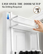 Lorbro Over the Door Broom and Mop Holder - Image 3