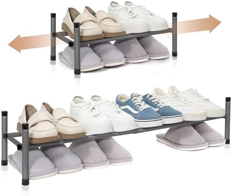STORAGE MANIAC Expandable Shoe Rack by STORAGEMANIAC