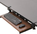 VIVO Dark Walnut Clamp-on 27 x 11 in Keyboard Tray, MOUNT-KB05D by VIVO