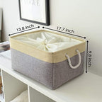 TheWarmHome Storage Baskets for Organizing, Extra Large-3Pack, 17.7L×13.8W×9.8H - Image 2