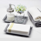 SheeChung Metal Vanity Tray, Bathroom Counter Storage Tray - Image 4