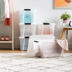 IRIS USA 6-Pack 40 Quart Storage Bins - Image 5