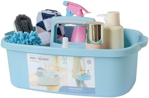 Cleaning Supplies Organizer, Large Cleaning Supply Caddy by ANNIYA