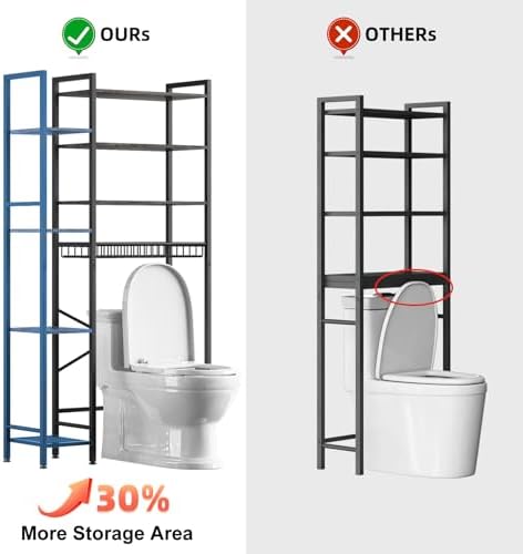 Kalrin 8-Tier Over The Toilet Storage - Image 3