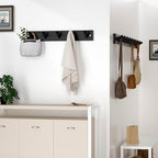 SKOLOO Coat Rack Wall Mount 17 inch, 5 Hooks, Shaker Style - Image 3