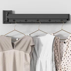wall Mounted Clothes Drying Folding Hanger Rack - Image 4