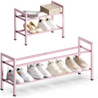 Bumusty 2 Tier Expandable Shoe Rack by BUMUSTY