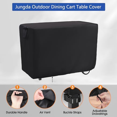 Outdoor Prep Table Cover for Royal Gourmet Double-Shelf Table - Image 3