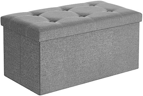 SONGMICS Ottoman Storage Bench, 21 Gal. Folding Chest, Holds 660 lb by SONGMICSbySONGMICSHOME