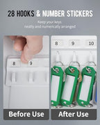 Uniclife 28-Key Steel Key Cabinet - Image 6