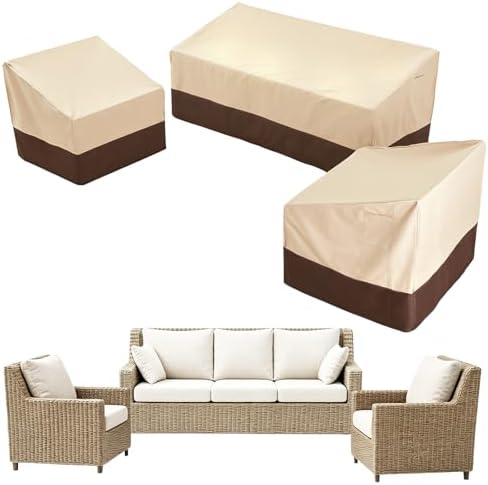 Loriano 3-Piece Patio Furniture Covers by Loriano