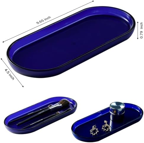 SheeChung Acrylic Vanity Tray, Bathroom Makeup Organizer Countertop - Image 3