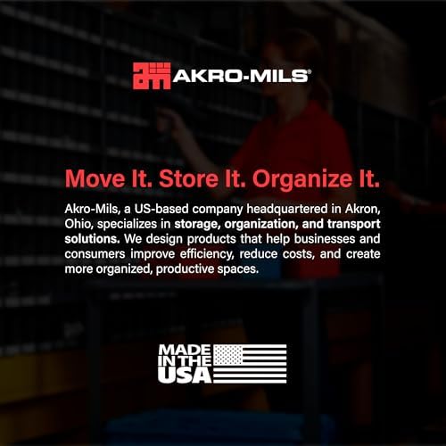 Akro-Mils 09185 Plastic Tote Tool & Supply Cleaning Caddy - Image 5