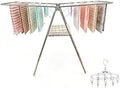 Clothes Drying Rack Foldable -Height Adjustable Laundry Drying Rack Large Space by Unknown