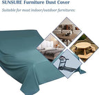 SUNSURE Furniture Dust Cover for Sofas, Queen Size Mattress, Indoor Outdoor - Image 4